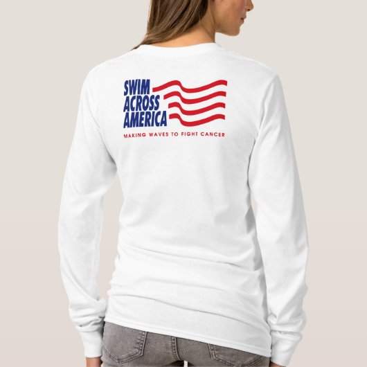 SAA lt blauer Hoodie - Damen - besonders T-Shirt (Rückseite)