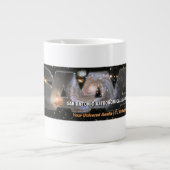 SAAA-Logo-Aufkleber Jumbo-Tasse (Vorderseite)