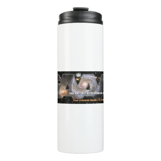 SAAA-Logo-Aufkleber Thermosbecher (Vorderseite)