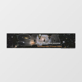 SAAA logo large window cling Fensteraufkleber