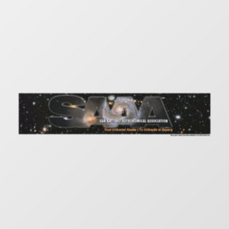 SAAA logo large window cling Fensteraufkleber