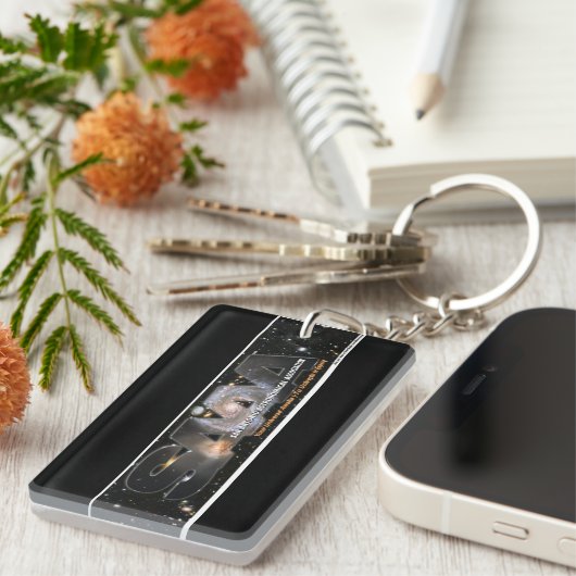 SAAA rectangle key chain Schlüsselanhänger (Vorderseite rechts)