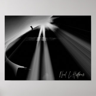 SAAB 340 Sonnenuntergang-Poster Poster