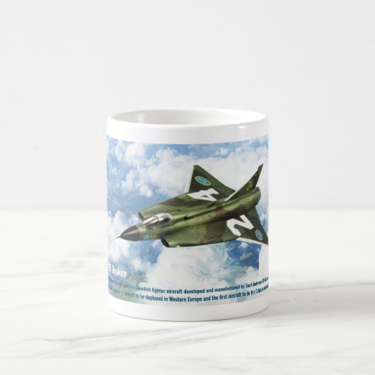 Saab 35 Draken Kaffeetasse (Mittel)