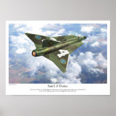 Saab 35 Draken Poster (Vorne)