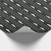 Saab 900 inspirierte Insel-Verpackungspapier Geschenkpapier (Ecke)