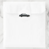 SAAB 900 RUNDER AUFKLEBER (Tasche)