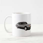 Saab 900 Turbo 16 Aero, zwei hellgraue Bilder Kaffeetasse (Links)