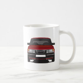 Saab 900 Turbo (rot) Kaffeetasse