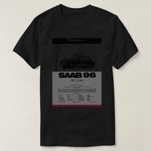 SAAB 96 - EIGENTÜMER_S HANDBOOK T-Shirt (Design vorne)