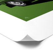 SAAB 96 Illustration Poster (Ecke)