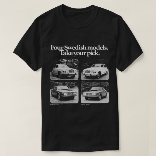 SAAB 96 SAAB 99 T-Shirt (Design vorne)