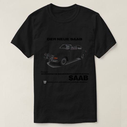 SAAB 96 T-Shirt (Design vorne)