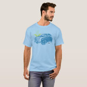 Saab 96 V4 beunruhigt T-Shirt (Vorne ganz)