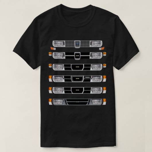 SAAB 99 1968 - 1985 T-Shirt (Design vorne)