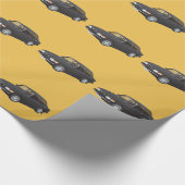 Saab 99 Black Geschenkpapier (Ecke)