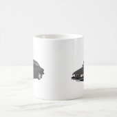 Saab 99 Black Kaffeetasse (Mittel)