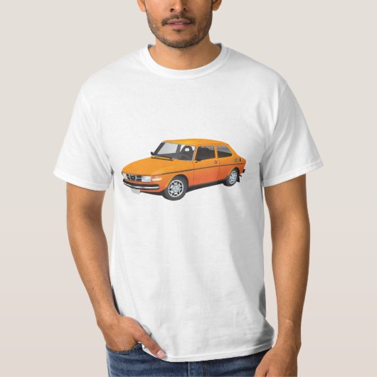 SAAB 99 Orange T-Shirt (Vorderseite)