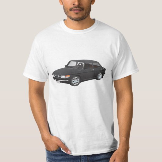 SAAB 99 schwarz T-Shirt (Vorderseite)