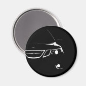 Saab 9-3 Aero Magnet (Vorderseite/Rückseite)