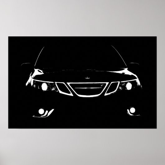 Saab 9-3 Aero Poster (Vorne)