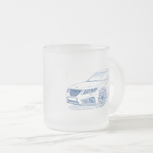 Saab 9-5 2011 mattglastasse (VorderseiteRechts)