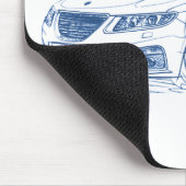 Saab 9-5 2011 mousepad (Ecke)