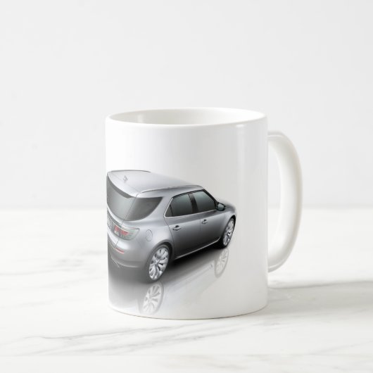 Saab 9-5 NG Coffee Mug Kaffeetasse (VorderseiteRechts)