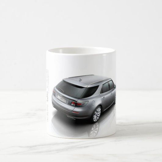 Saab 9-5 NG Coffee Mug Kaffeetasse (Mittel)