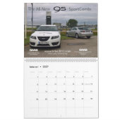 Saab 9-5 NG Sportcombi Calendar 2018 Kalender (Feb 2027)