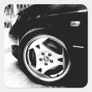 Saab Aero (Klingonrad) Quadratischer Aufkleber