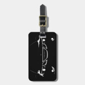 Saab-Gepäckanhänger Gepäckanhänger (Vorderseite vertikal)