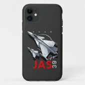 Saab JAS39 Gripen Schwedische Kampfjet-Maschine Case-Mate iPhone Hülle (Rückseite)