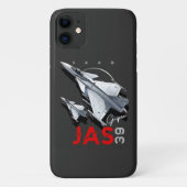 Saab JAS39 Gripen Schwedische Kampfjet-Maschine Case-Mate iPhone Hülle (Rückseite)