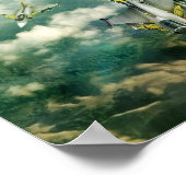 Saab JAS 39 Gripen-Poster Poster (Ecke)