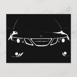Saab Postcard Postkarte