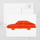 Saab-Profil Postkarte (Vorne/Hinten)