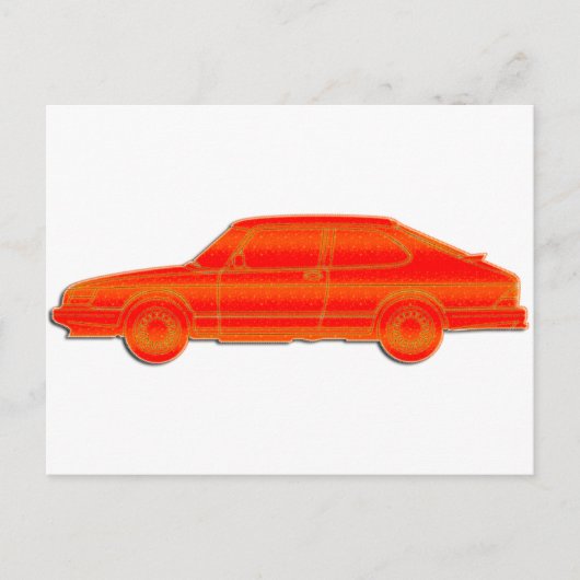 Saab-Profil Postkarte (Vorderseite)