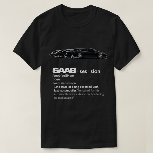 SAAB ・ ses ・ sion T-Shirt (Design vorne)