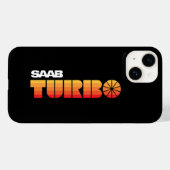 SAAB Turbo Retrolook Case-Mate iPhone Hülle (Rückseite (Horizontal))