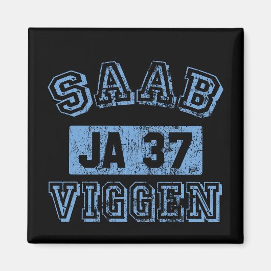 Saab Viggen - BLUE Magnet (Vorne)