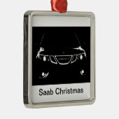 Saab-Weihnachten Ornament Aus Metall (Rechts)