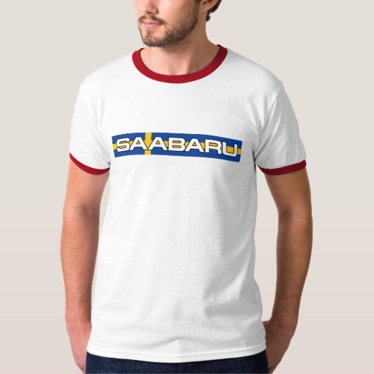 SAABARU Parodie-Shirt T-Shirt (Vorderseite)