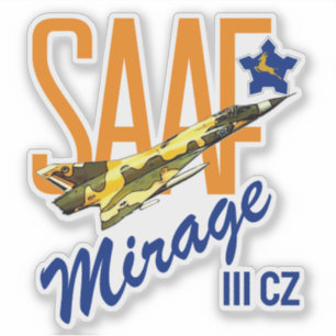 SAAF MIRAGE III CZ AUFKLEBER