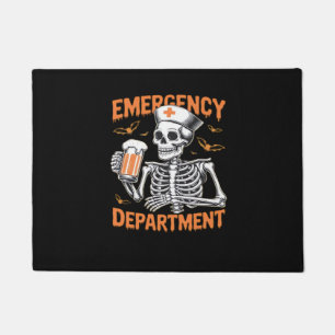 Saal 2 Side Emergency Department Halloween Nurine Fußmatte