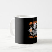 Saal 2 Side Emergency Department Halloween Nurine Kaffeetasse (Vorderseite Links)