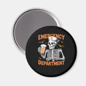 Saal 2 Side Emergency Department Halloween Nurine Magnet (Vorderseite/Rückseite)