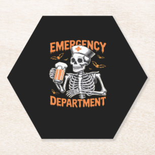 Saal 2 Side Emergency Department Halloween Nurine Untersetzer