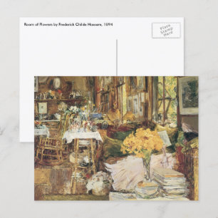 Saal der Blume von Childe Hassam, Vintage Kunst Postkarte