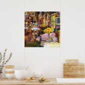 Saal der Blume von Frederick Childe Hassam Poster (Küche)